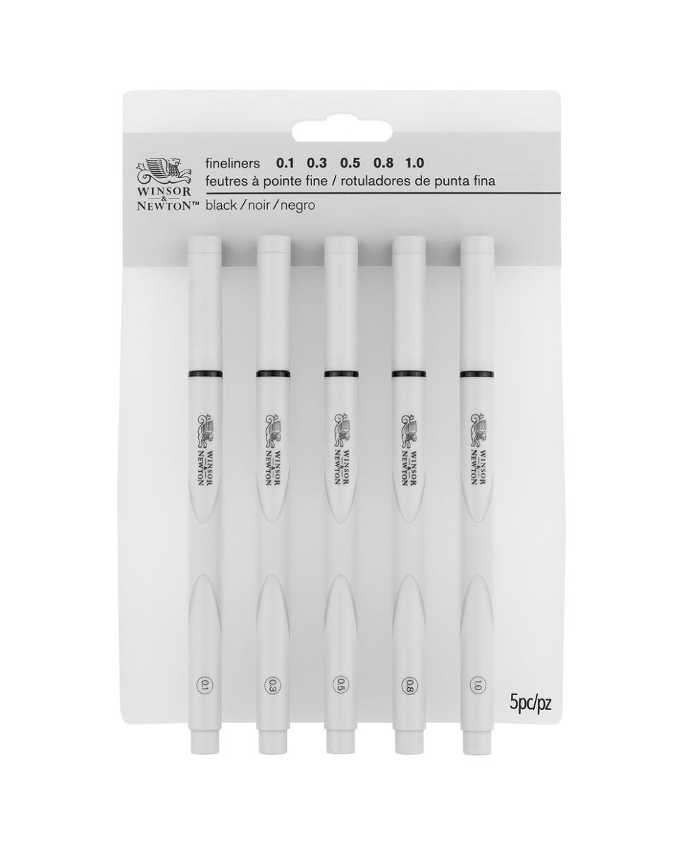WN Fineliner 5-set assorted black