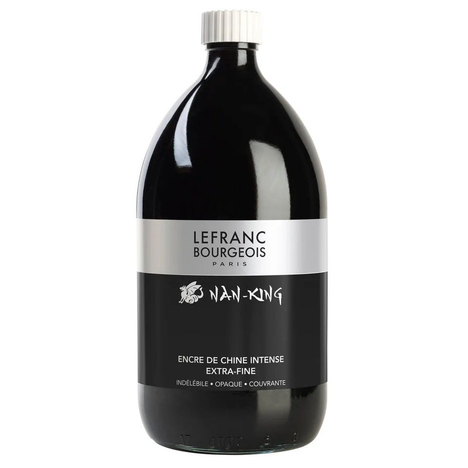 Tusch L&B Indian Ink 1000ml svart