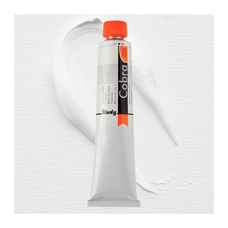 Cobra Study oil water.m Titanium White 200ml