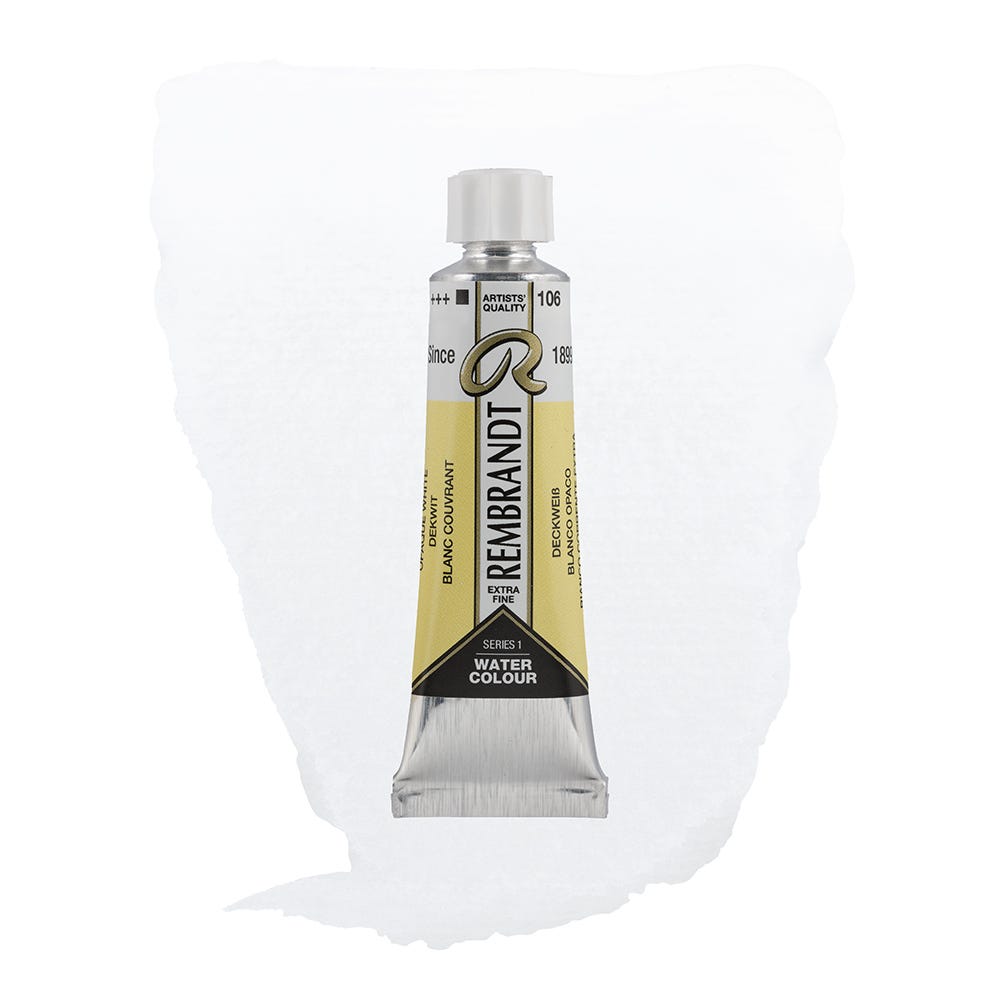 Rembrandt Akvarell Opaque white tub 10ml