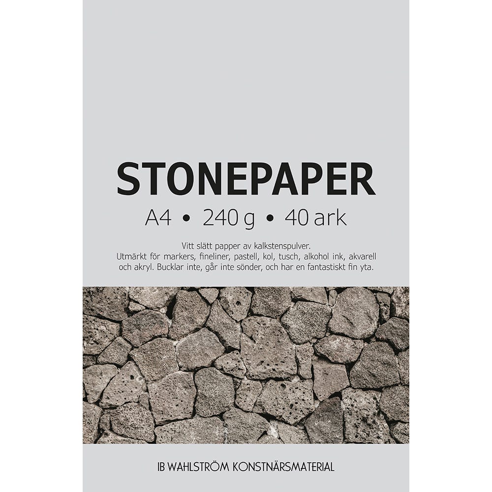 Stonepaper block 240g A4 40ark