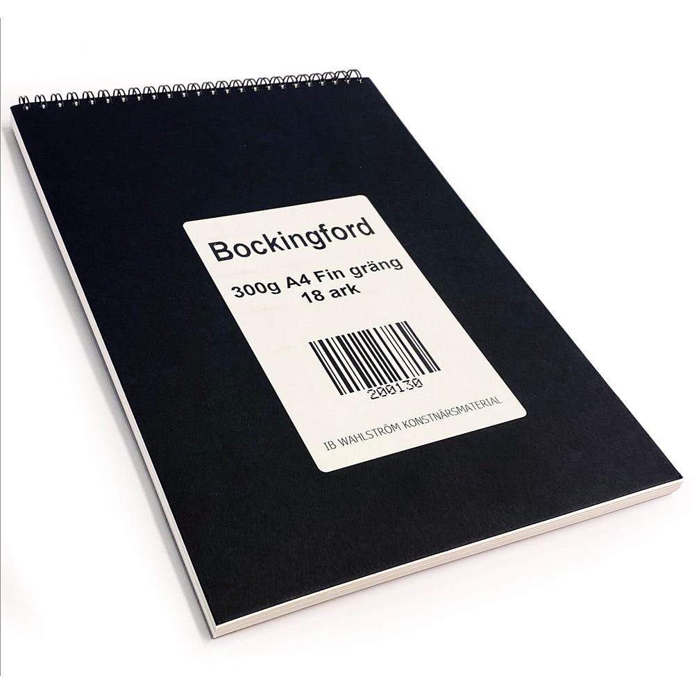 Bockingford spiralblock 300g A4 Fin 18ark