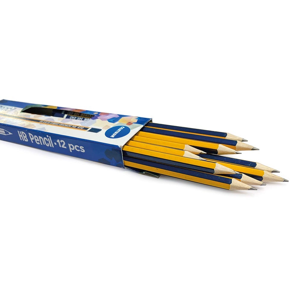 Blyertspenna Skol HB 12st