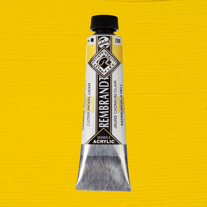 Rembrandt acrylic Cadmium yellow light 40ml