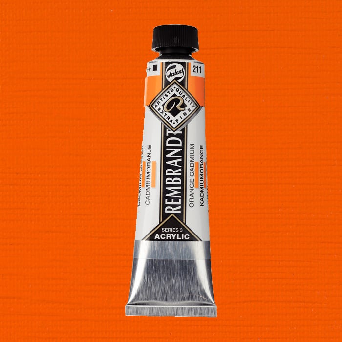 Rembrandt acrylic Cadmium orange 40ml