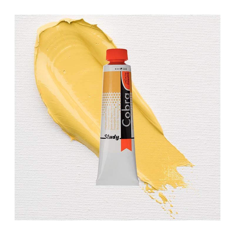 Cobra Study oil water.m Naples Yellow Deep 40ml