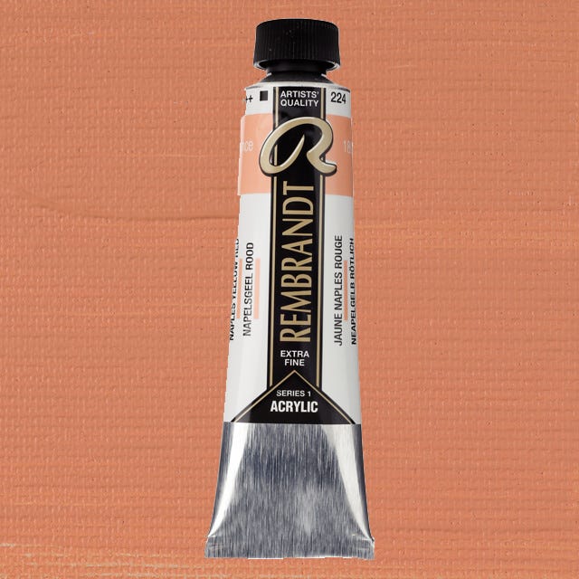 Rembrandt acrylic Naples yellow red 40ml