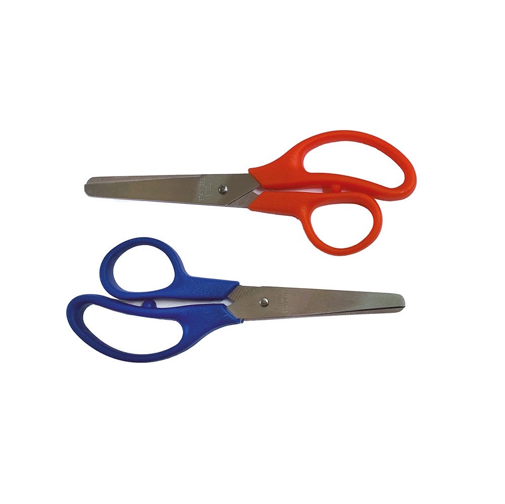 Sax 13 cm rostfritt rundad spets