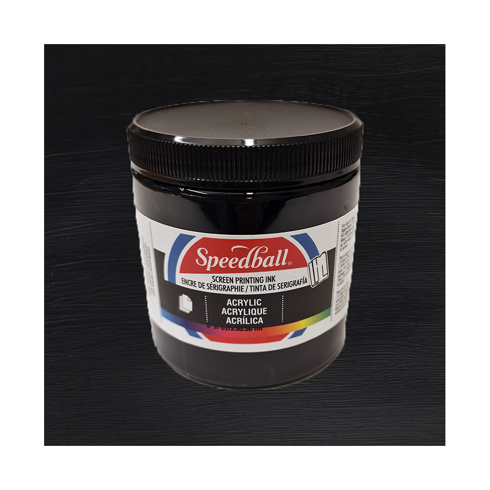 Acrylic Screentrycksfärg Speedball Black 237ml