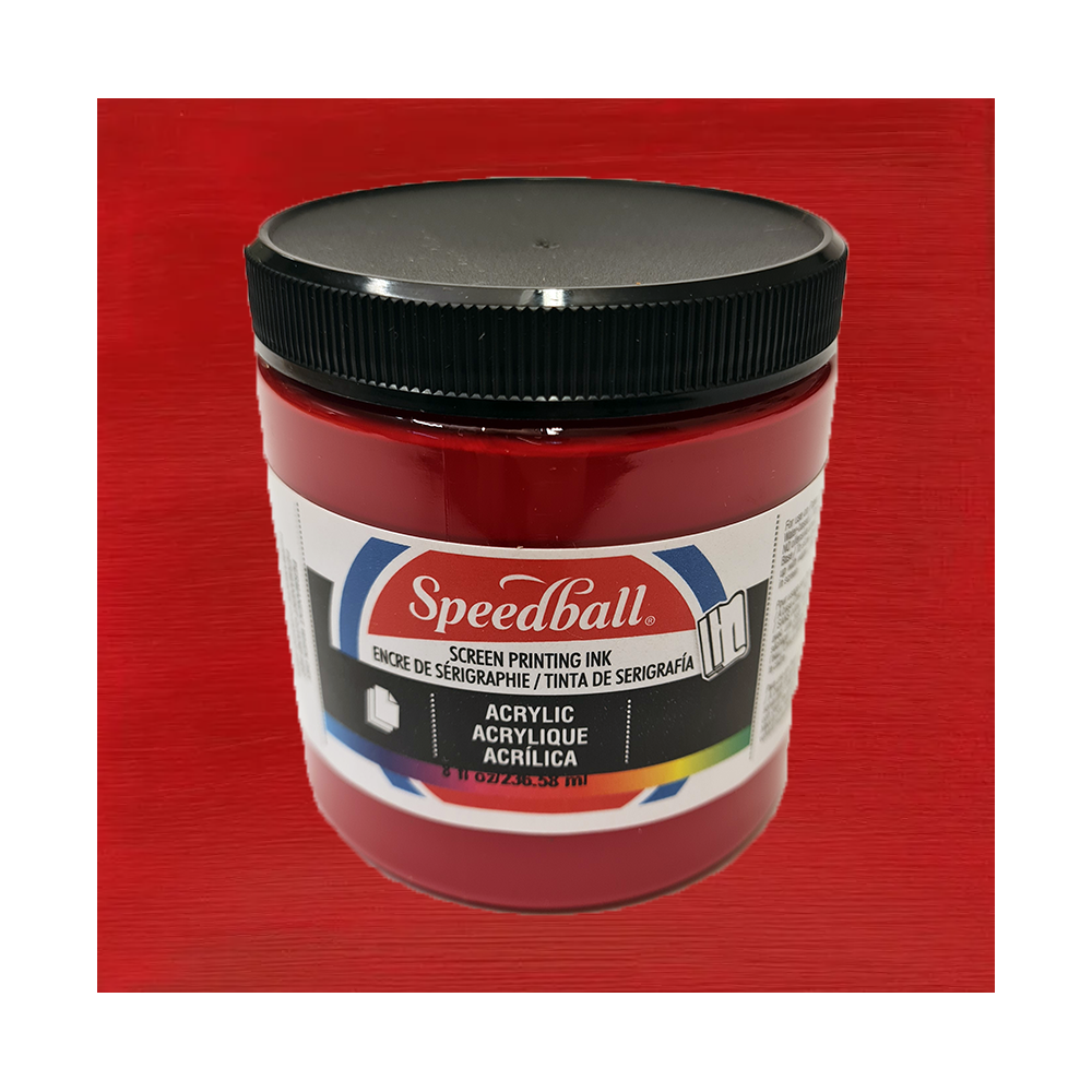 Acrylic Screentrycksfärg Speedball Dark Red 237ml