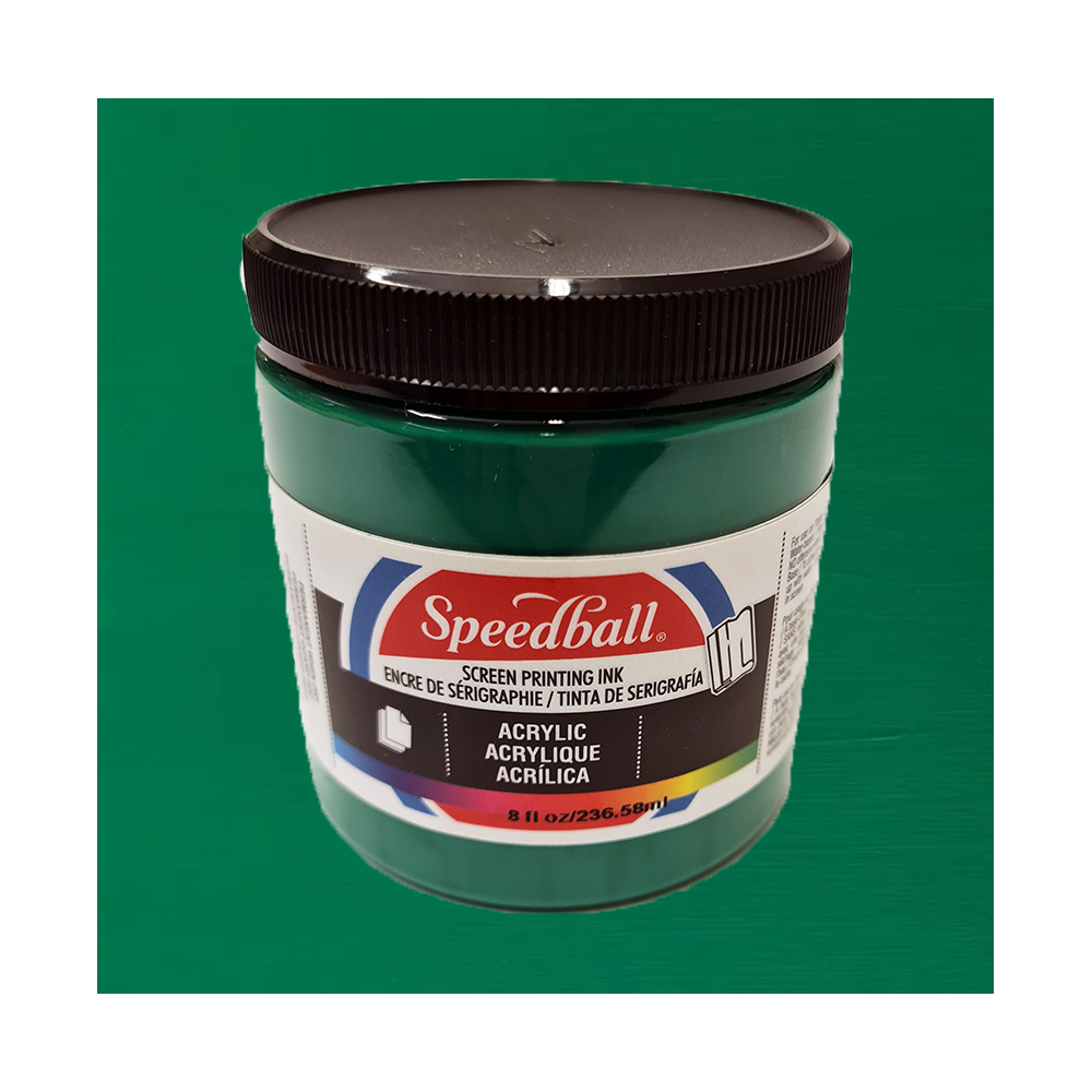 Acrylic Screentrycksfärg Speedball Emerald Green 237ml