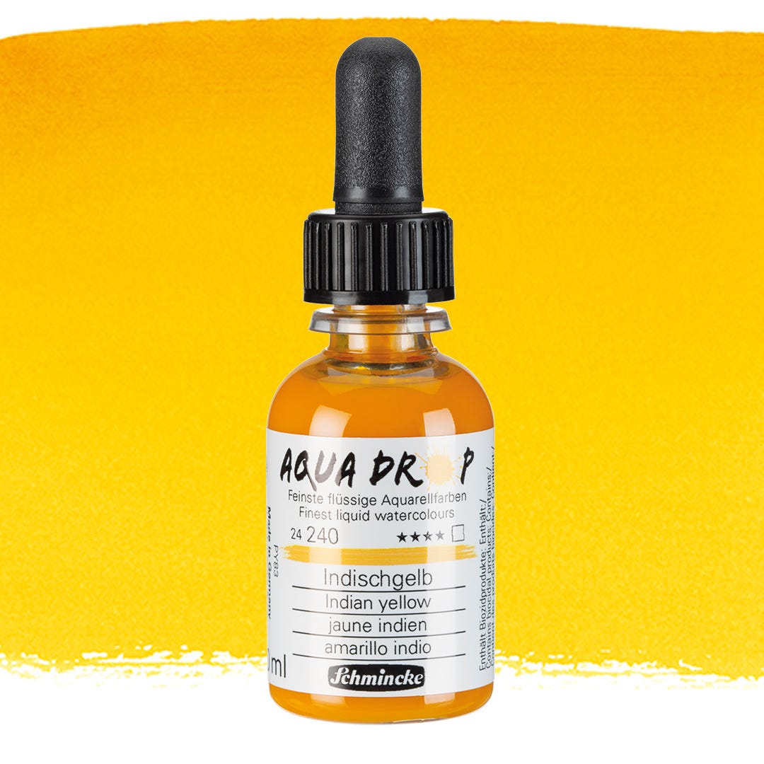 Aqua Drop Indian Yellow 30ml Schmincke