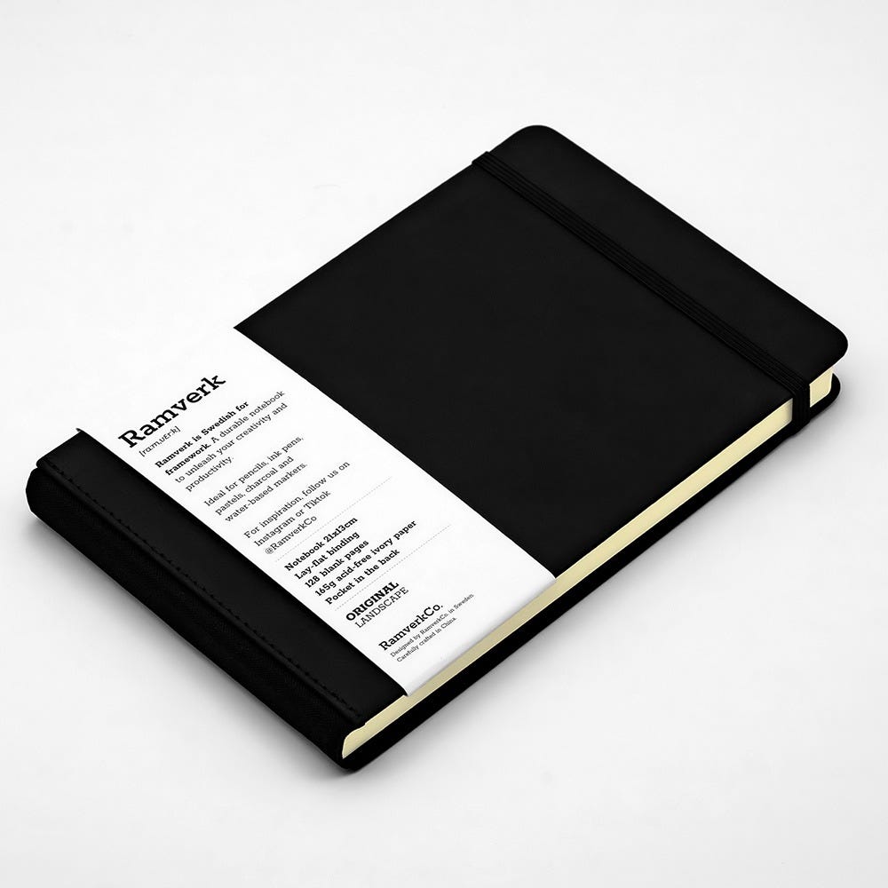 Ramverk Original Landscape skissbok 13x21cm 165g 128sidor