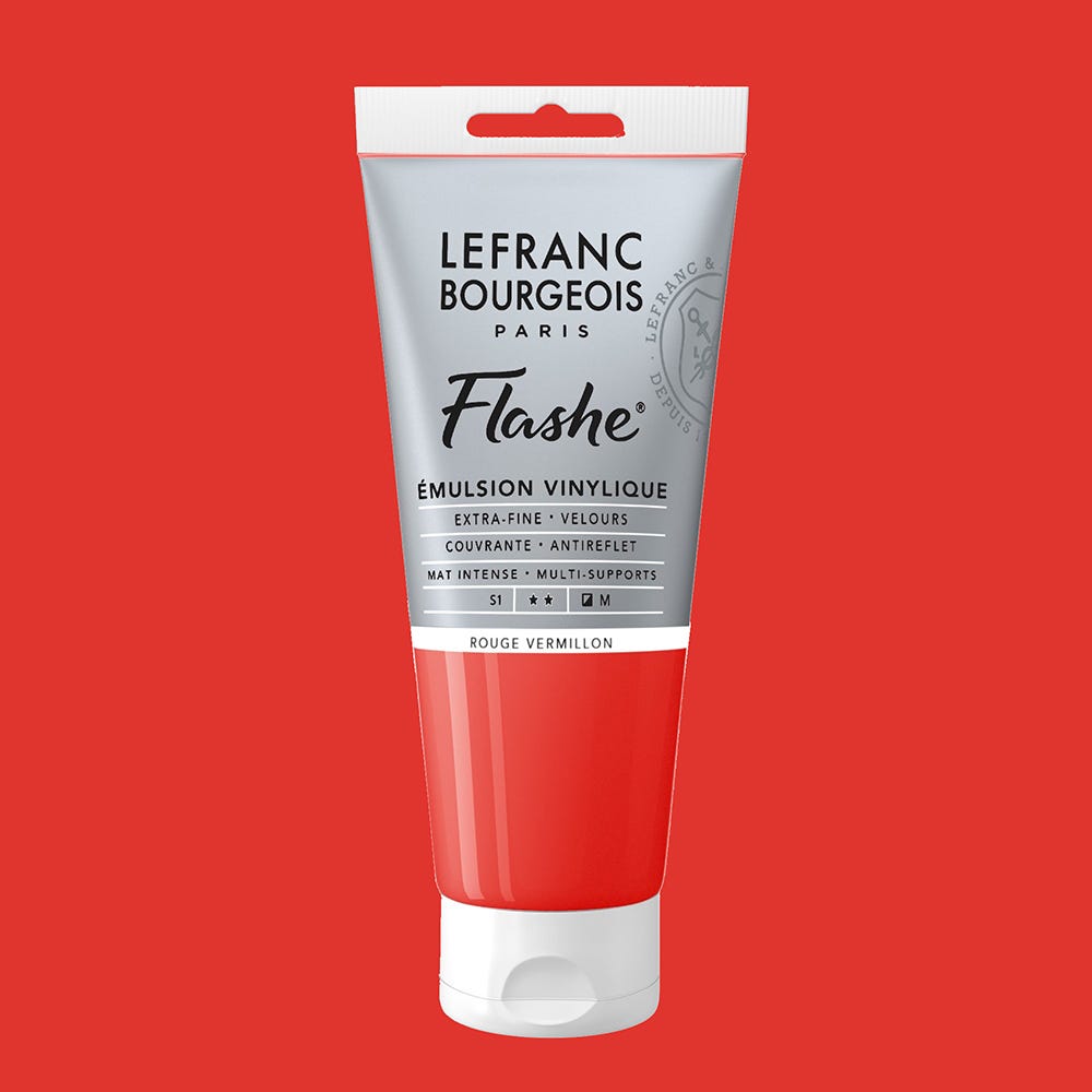 Flashe Vermilion Red 80ml tub