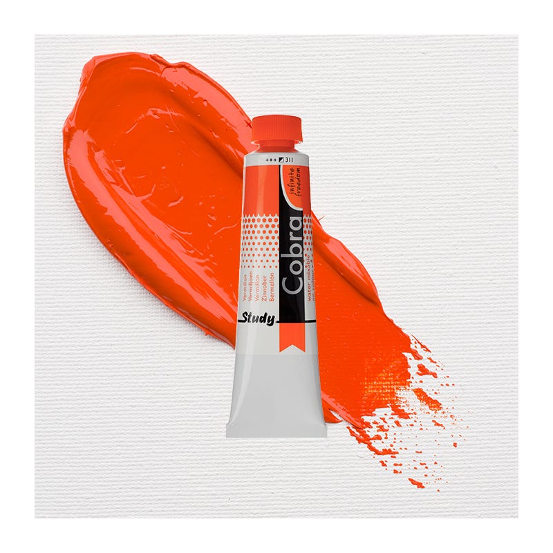 Cobra Study oil water.m Vermilion 40ml