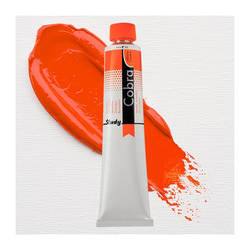 Cobra Study oil water.m Vermilion 200ml