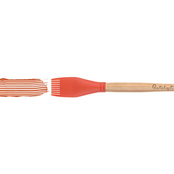 Catalyst Silicone Blade long handle no5 30mm Orange