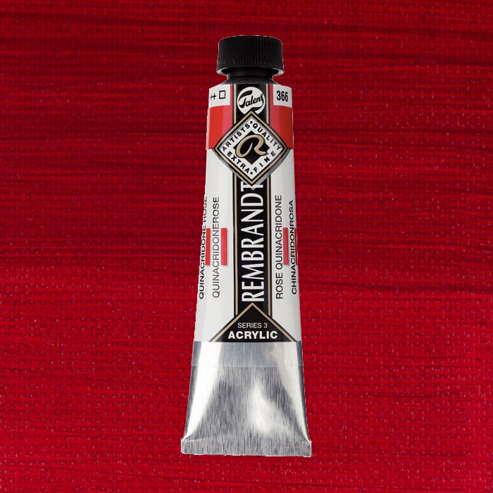 Rembrandt acrylic Quinacridone rose 40ml