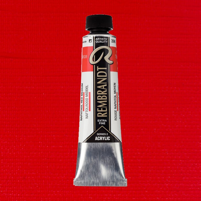 Rembrandt acrylic Naphtol red medium 40ml