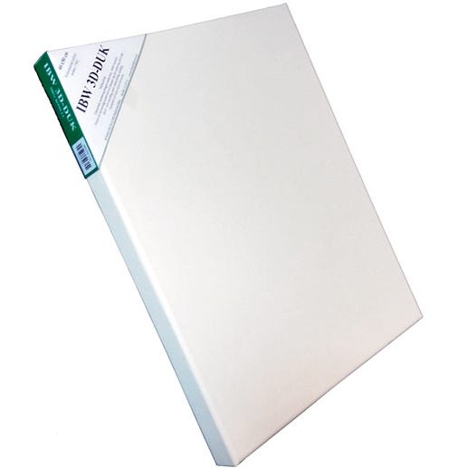 3D Duk 100x150x4cm bomullsduk på fururam