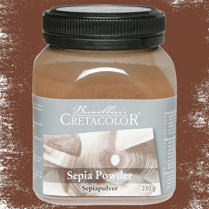Sepiapulver Cretacolor 230g