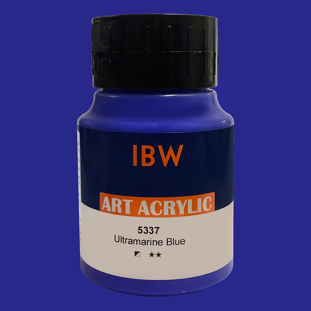 IBW Art Acrylic Ultramarine blue 500ml