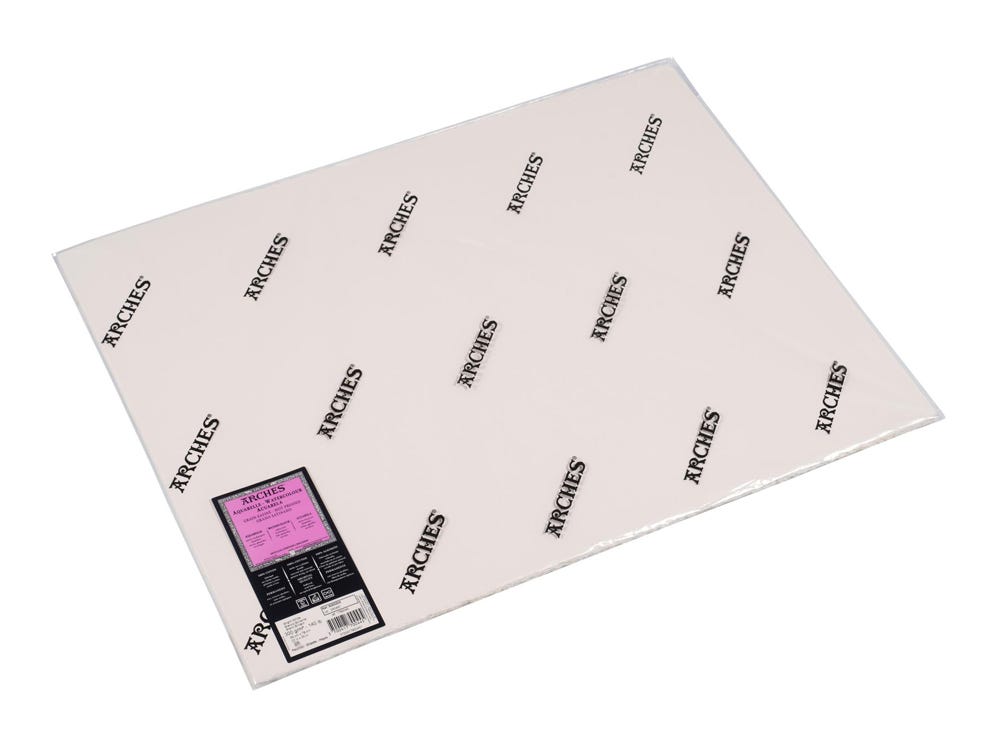 Arches 640g 56x76 Satin Natural White 5-pack