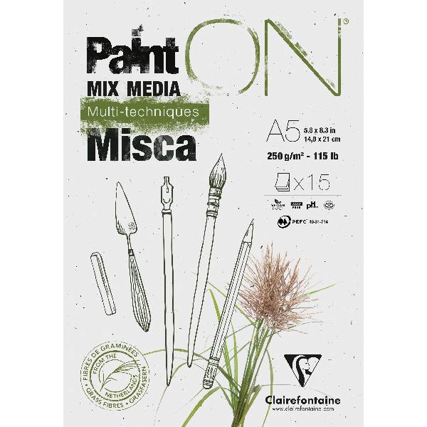 Paint ON block Misca A5 250g 15ark