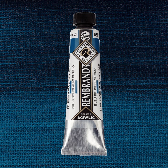 Rembrandt acrylic Prussian blue Phthalo 40ml