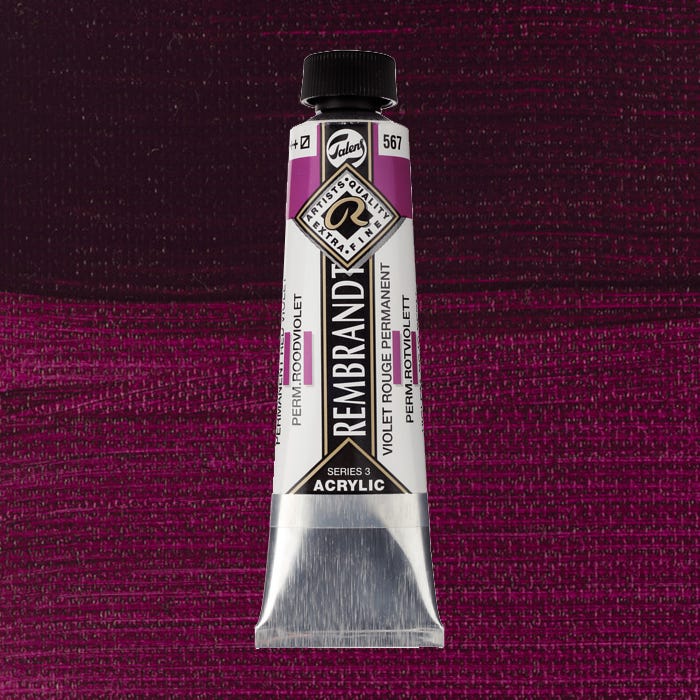 Rembrandt acrylic Permanent red violet 40ml