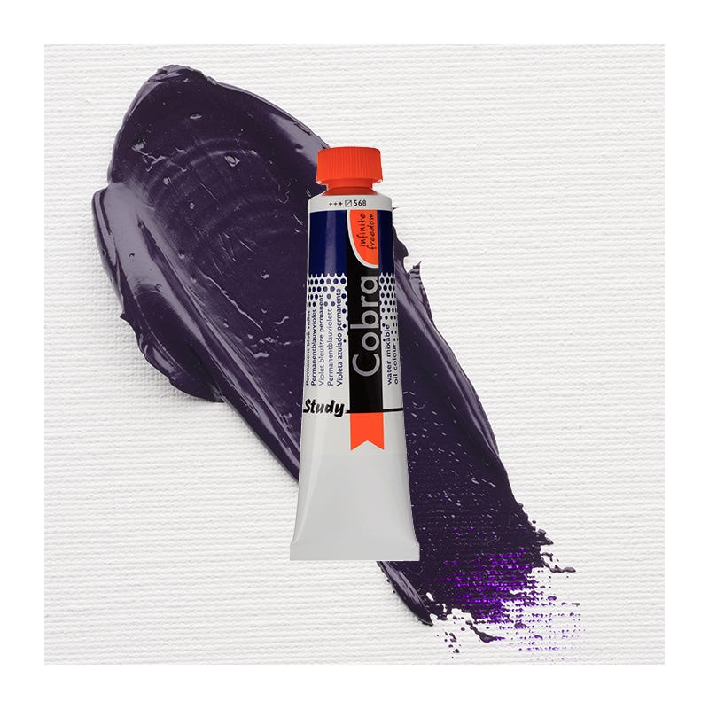 Cobra Study oil water.m Permanent Blue Violet 40ml