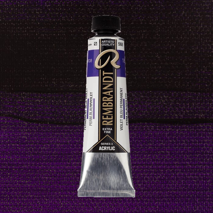 Rembrandt acrylic Permanent blue violet 40ml