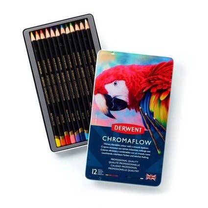 Derwent Chromaflow Färgpenna 12set