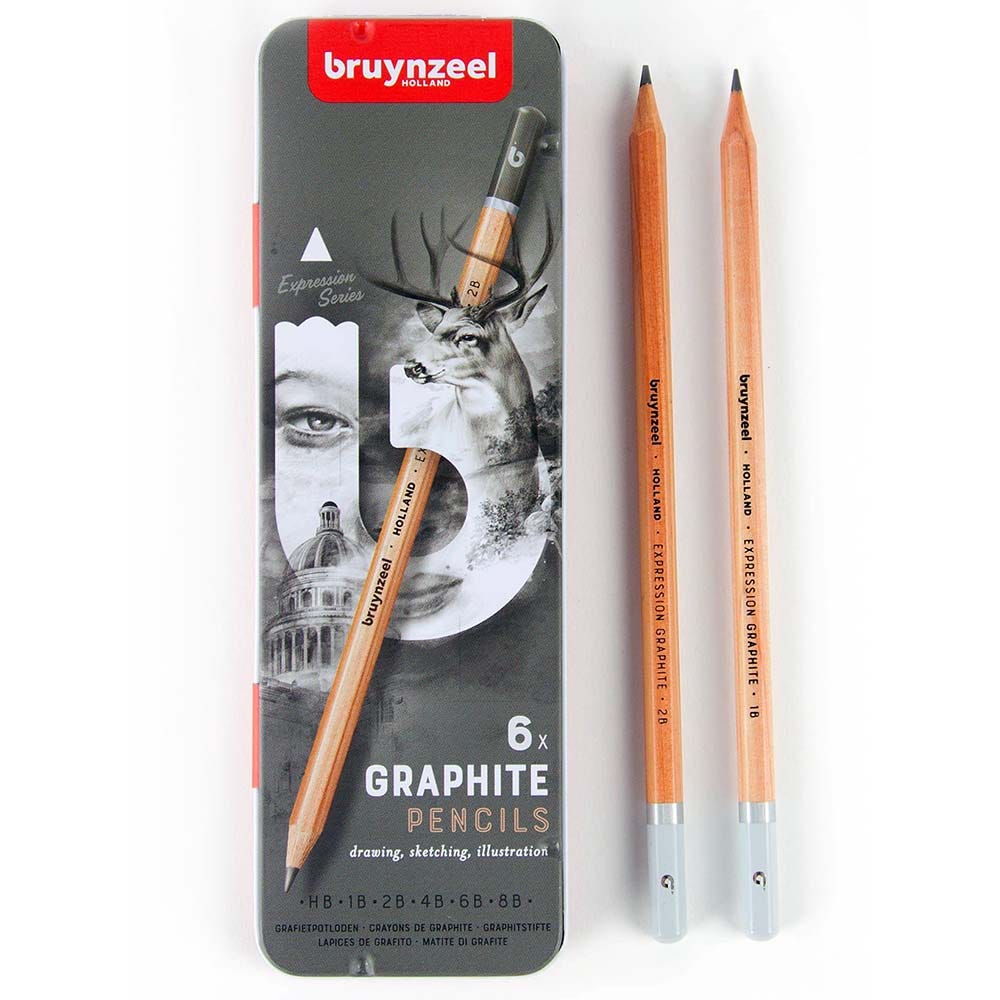 Bruynzeel Blyertspennor 6set