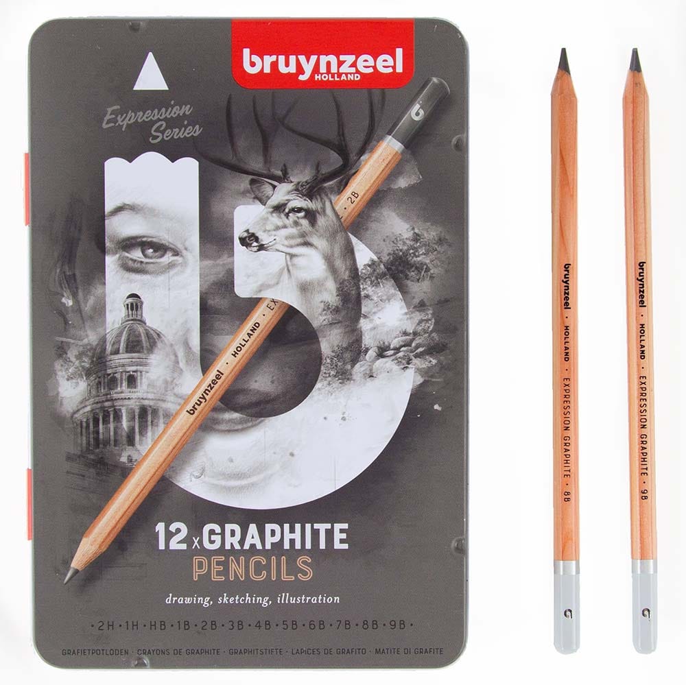 Bruynzeel Blyertspennor 12set