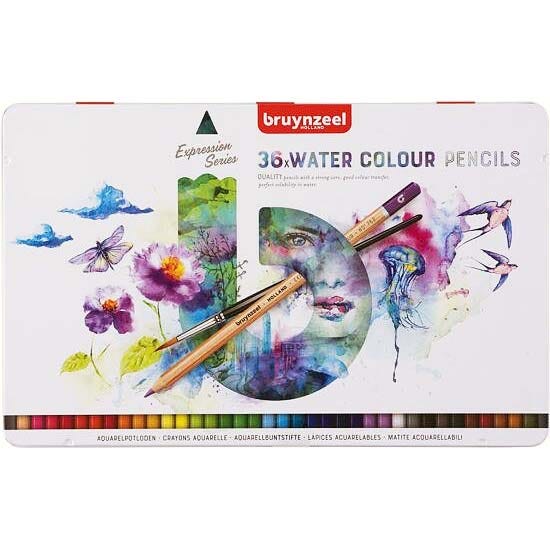 Akvarellpennor Bruynzeel Expression 36set