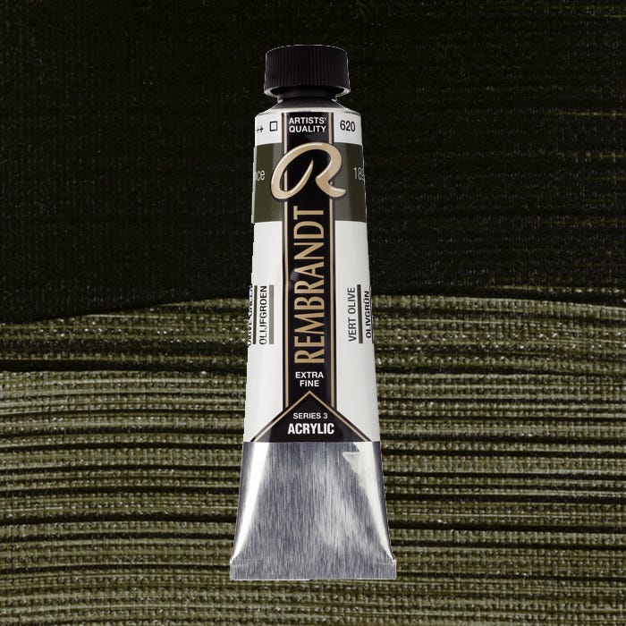 Rembrandt acrylic Olive green 40ml