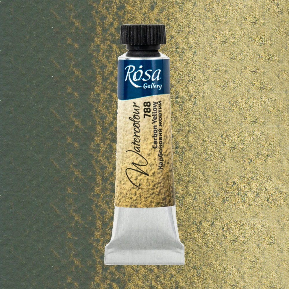 Rosa Gallery akvarell Carbon Yellow tub 10ml