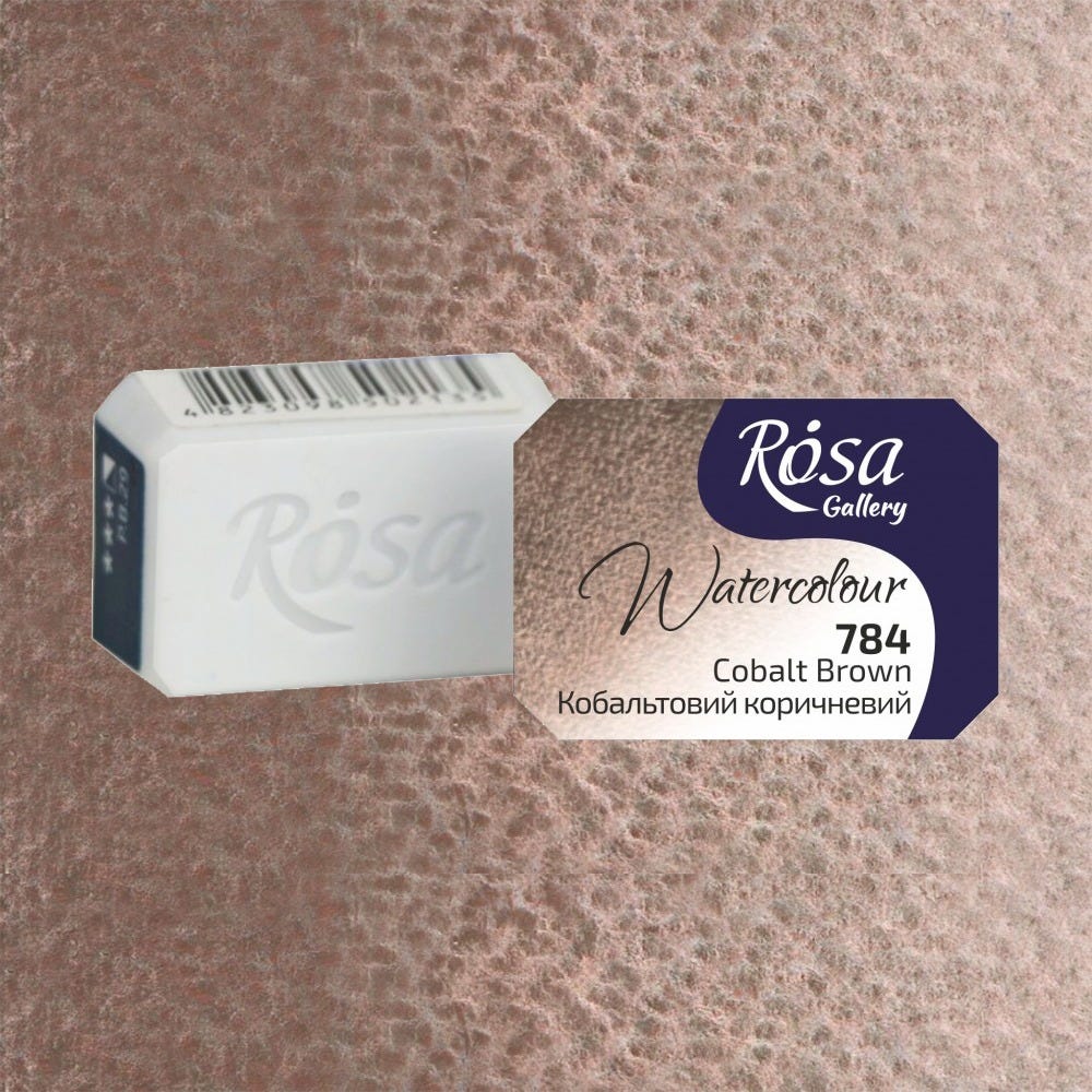 Rosa Gallery akvarell Cobalt Brown 1/1 kopp