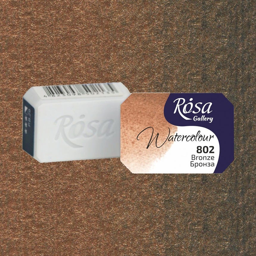 Rosa Gallery akvarell Bronze 1/1 kopp