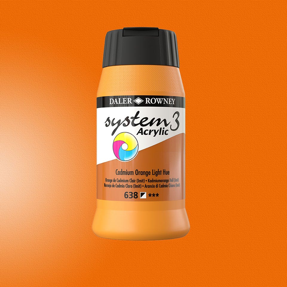 System3 Cadmium orange light 500ml