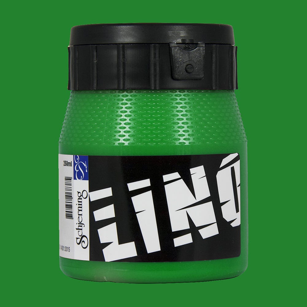 Linofärg Schjerning 250ml Grön•