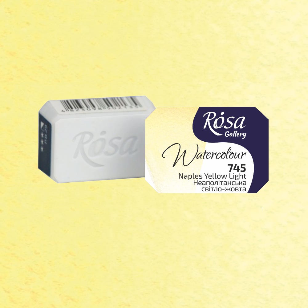 Rosa Gallery akvarell Naples Yellow light 1/1 kopp