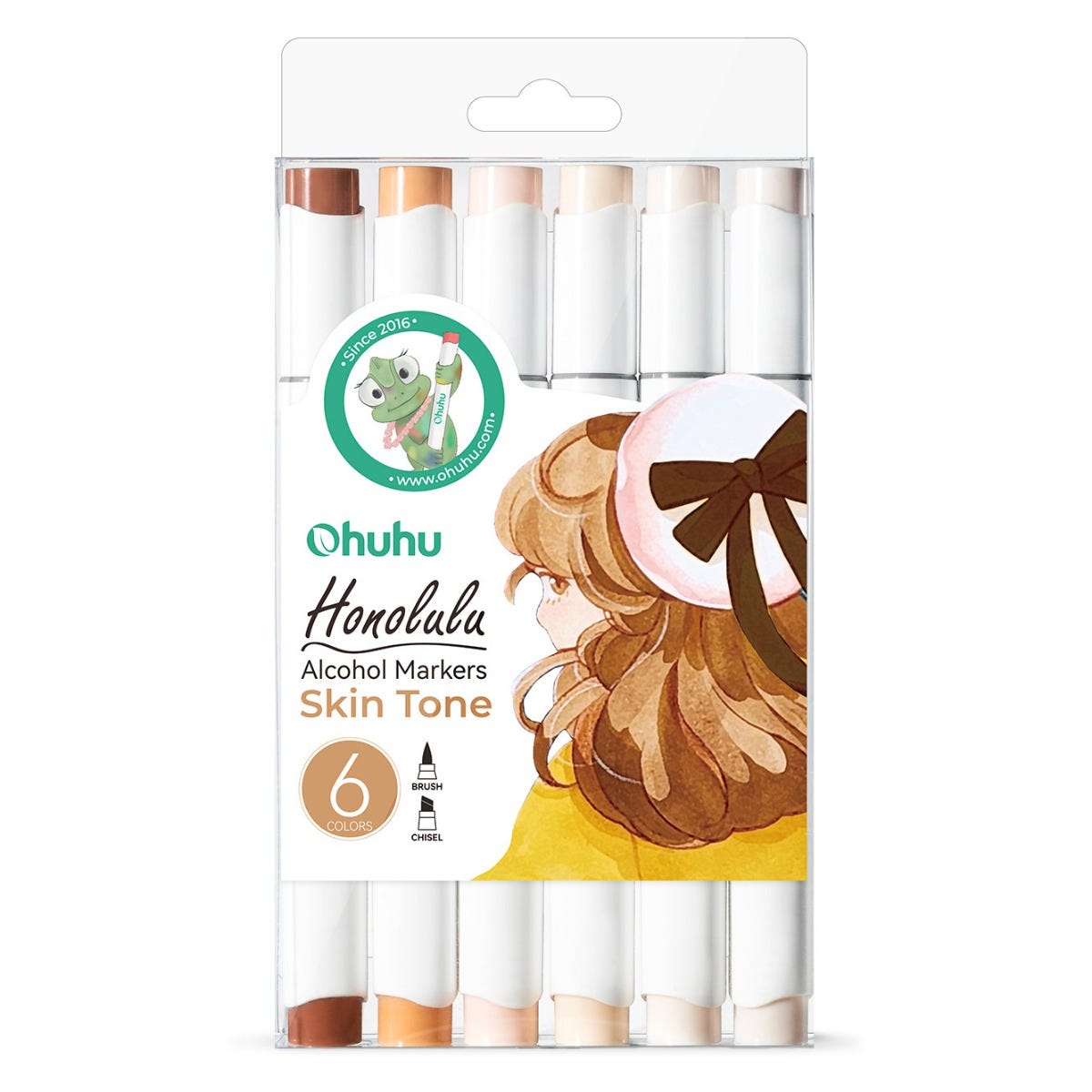 Ohuhu Artmarker 6-set Skin tones