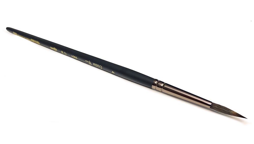 Syntetisk ekorrpensel rund no4 (3,8mm)