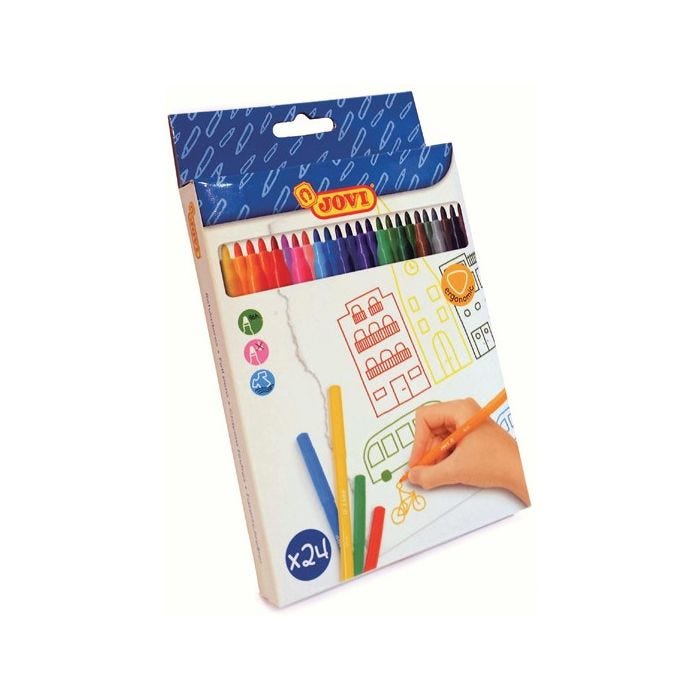 Tuschpennor Jovi 24-set 1mm spets