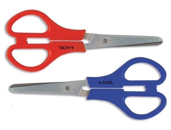 Sax 13 cm rostfritt rundad spets