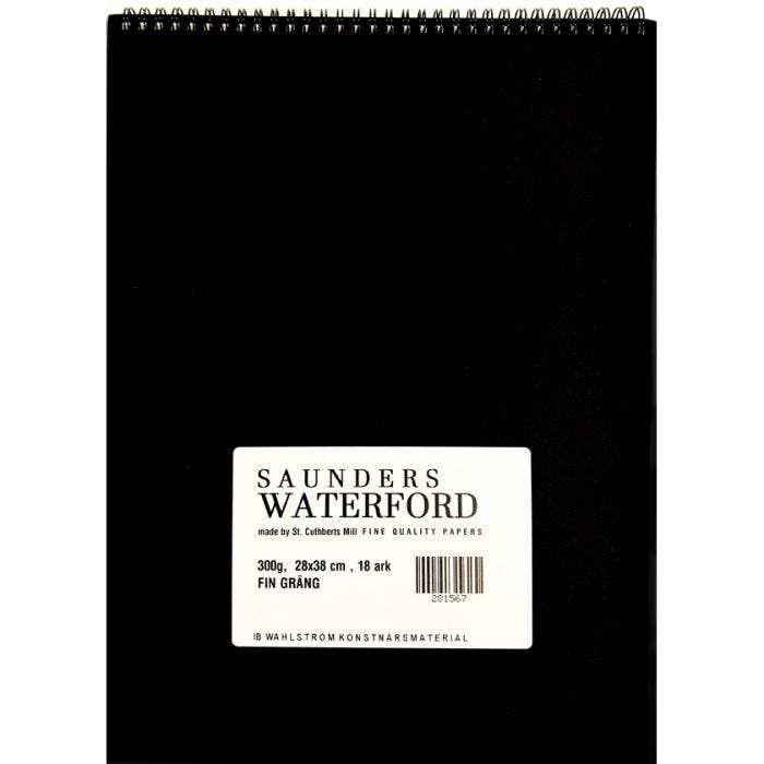 Saunders Waterford akvarellblock spiral 28x38 Fin 18ark