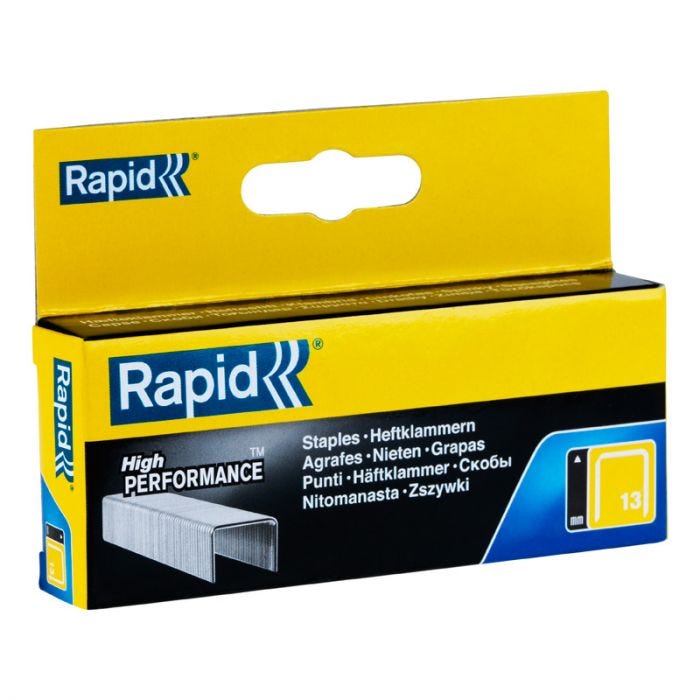 Klammer f häftpistol Rapid 13/6mm, 5000st