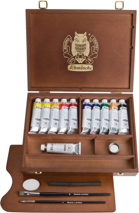 Schmincke Norma Oljefärgset 11x35ml i trälåda